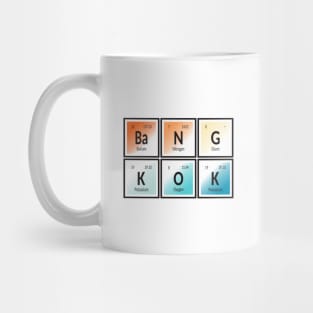 Bangkok City | Periodic Table of Elements Mug